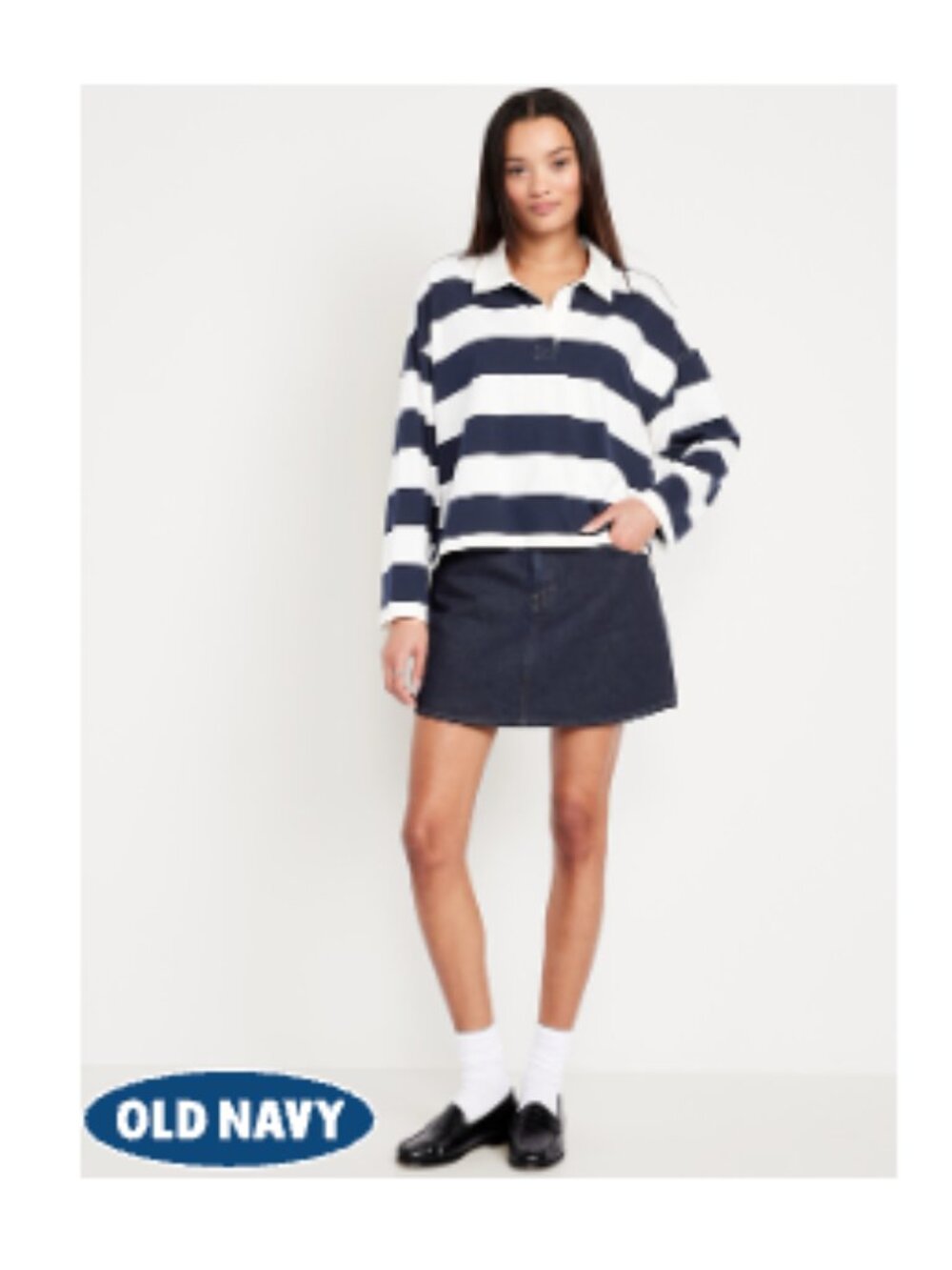 Old Navy High-Waisted OG A-Line Mini Skirt (Never Worn)
